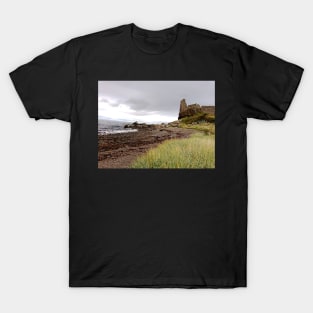 Dunure Castle and Beach, Scotland T-Shirt